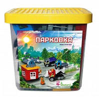 Конструктор "Парковка" 124 дет. DOLONI-TOYS 013888/11 в пластик. боксе Размер: 24*27*18см