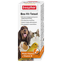 Beaphar Bea Vit Total вітаміни для нормалізації обміну речовин у собак, котів, тхорів, птахів і гризунів 50 мл