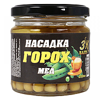 Насадка 3KBaits Горох Мед 200мл (3к01762)