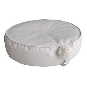 Дитячий пуф для сидіння "Круг" Молочний