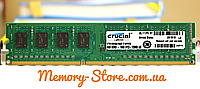 Оперативная память для ПК Crucial DDR3 4GB 2Rx8 PC3-12800 1600MHz 1.5V DIMM (б/у)