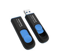 Флеш накопитель A-Data AUV 128 256 GB USB 3.2 (AUV128-256G-RBE) черно синяя