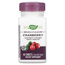 Журавлина Nature's Way "Cranberry" 90% концентрат, 400 мг (60 таблеток)
