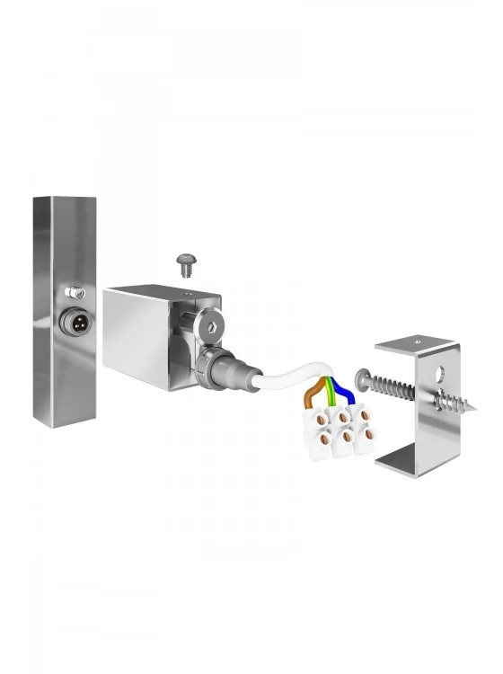 Комплект прихованого підключення Mario (квадратна труба)