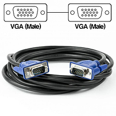 Шнур VGA 1.5M 3+2 (250) | Провід для підключення монітора