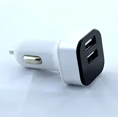 Автомобільний адаптер з USB та РК-дисплеєм | Зарядний пристрій для машини