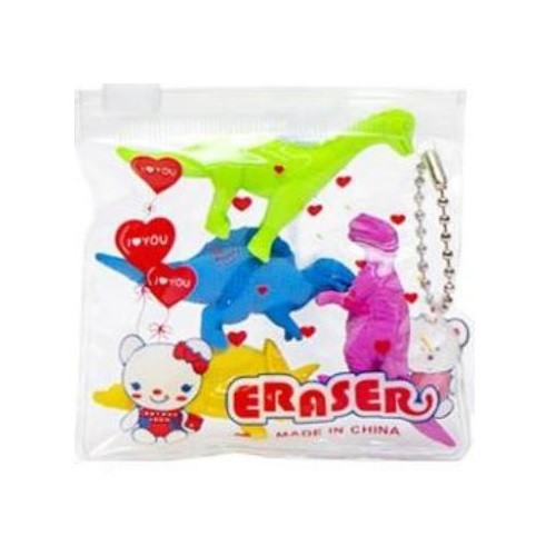 Набір гумок "Динозаври Kong" 4 шт. С0011, фото 1