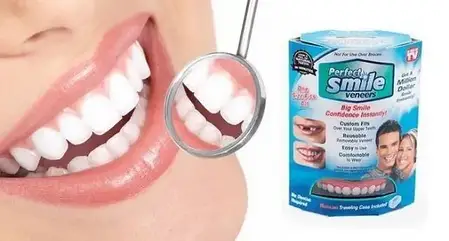 Знімні вініри Perfect Smile Veneers | Накладні зуби для косметичної корекції., фото 2