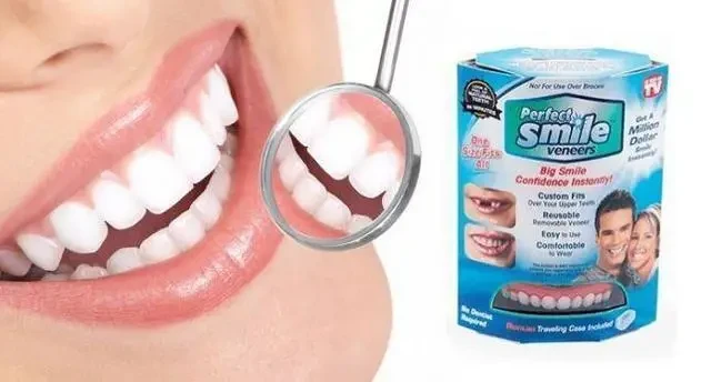 Знімні вініри Perfect Smile Veneers | Накладні зуби для косметичної корекції.