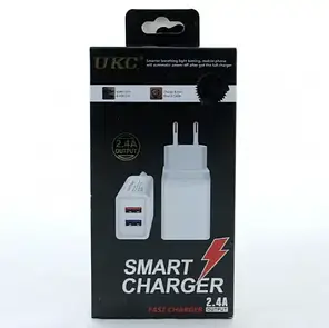 Адаптер Fast Charge AR 001 2USB | Пристрій для швидкого заряджання з двома портами, фото 2