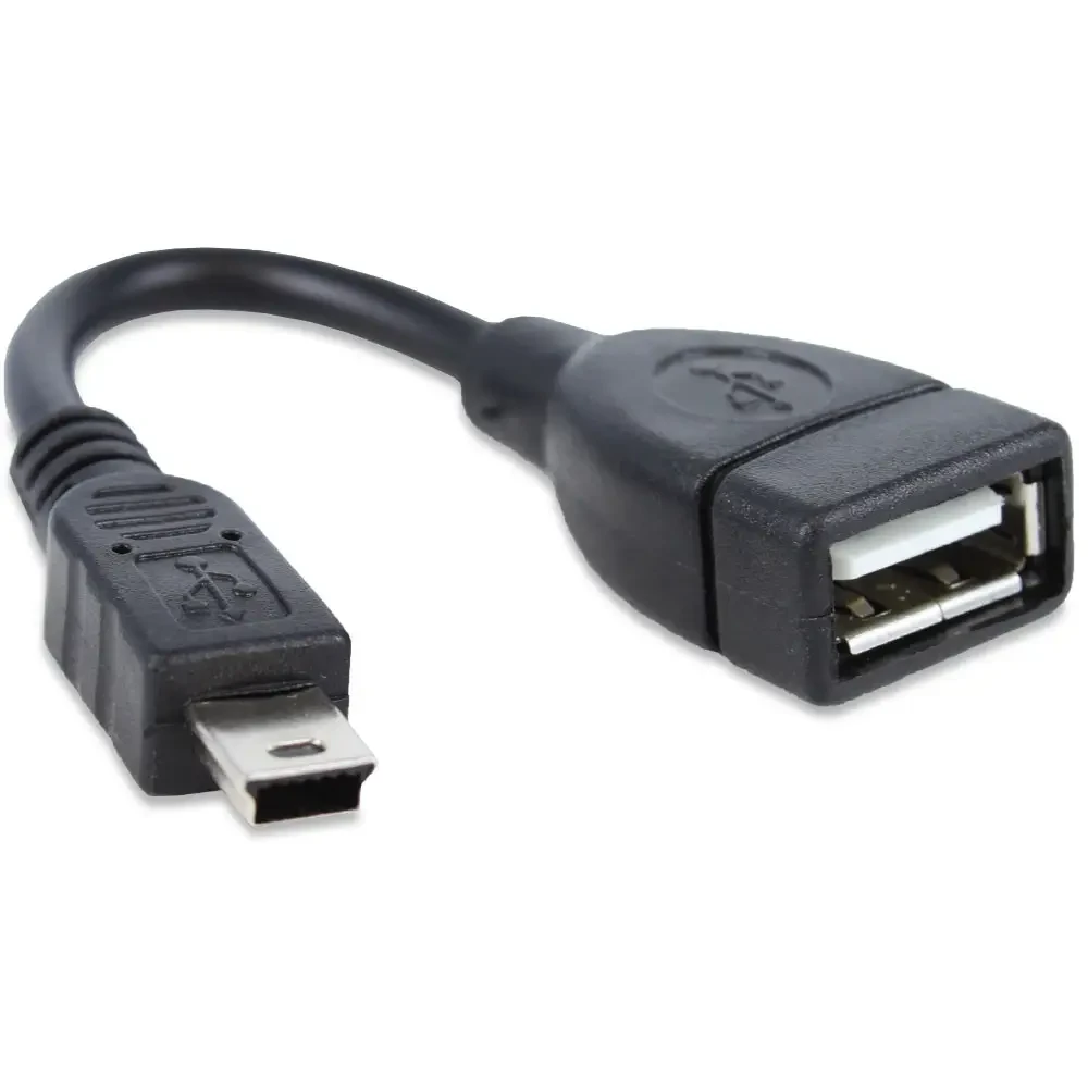 Перехідник OTG USB-Mini USB для підключення до пристроїв | Кабель-адаптер Mini USB