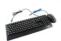 LED игровая клавиатура и мышь M-710: комплект с RGB подсветкой для геймеров