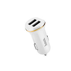 Автомобільний адаптер HOCO CAR USB DOUBLE Z1 | Автомобільний зарядний пристрій з двома роз'ємами USB