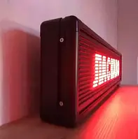 Бегущая строка 135*23 см красная уличная WIFI/USB | LED табло для рекламы | Светодиодная вывеска | Уличное