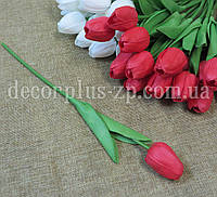 Тюльпан из фоамирана 32см, красный