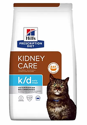 Корм Hill's PD Feline К/D Kidney Care (Хіллс при нирковій та сердечній недостатності) 1,5кг.