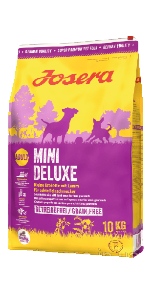 Корм Josera Mini Deluxe (Міні Делюкс беззерновий для дрібних порід з ягням)10кг+БЕЗКОШТОВНА ДОСТАВКА