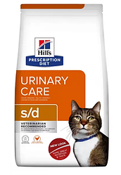 Корм Hill's PD Feline S/D Urinary Care (Хіллс для розч-ня струвітних каменів та кристалів) 3кг