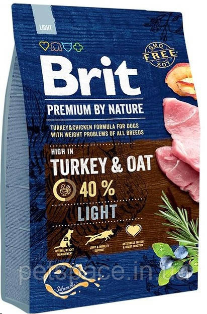 Корм для собак Brit Premium by Nature SPORT (Бріт Преміум Едалт Спорт) 3кг.