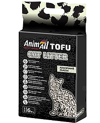 Наповнювач Animall Tofu (Анімалл Тофу з активованим вугіллям 2,6кг / 6л