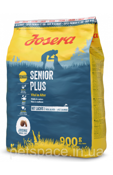 Сухий корм Josera Senior Plus (Йозера для літніх собак з лососем) 900г., фото 1