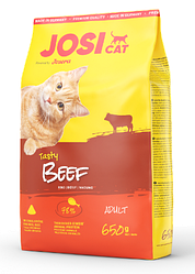 Корм Josera JosiCat Tasty Beef (ЙозіКет Тейсті Біф), 650г.