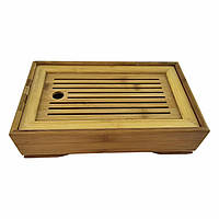 Чабань - бабмуковый столик для чайной церемонии 29х18х7см (35165)