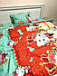 Полуторний комплект з ранфорсу для дітей та підлітків "Кітті", фото 2