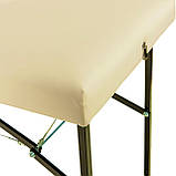 Автоматична косметологічна кушетка 180х60 см, Розкладна канапа 14 кг, Масажний стіл, Бежевий !!!, фото 2