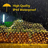 TIYUPA 3M x 2M Вуличні сітчасті світильники, 204 світлодіодні казкові гірлянди, фото 3