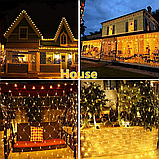 TIYUPA 3M x 2M Вуличні сітчасті світильники, 204 світлодіодні казкові гірлянди, фото 4