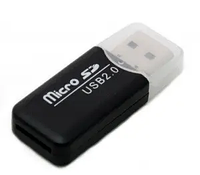 Кардрідер універсальний   TF/Micro SD, USB2.0, Black