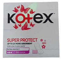Щоденні прокладки Kotex Super Deo 52 шт.