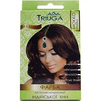 Безаміачна фарба для волосся Triuga Herbal на основі натуральної індійської хни, Мокко, 25 г.