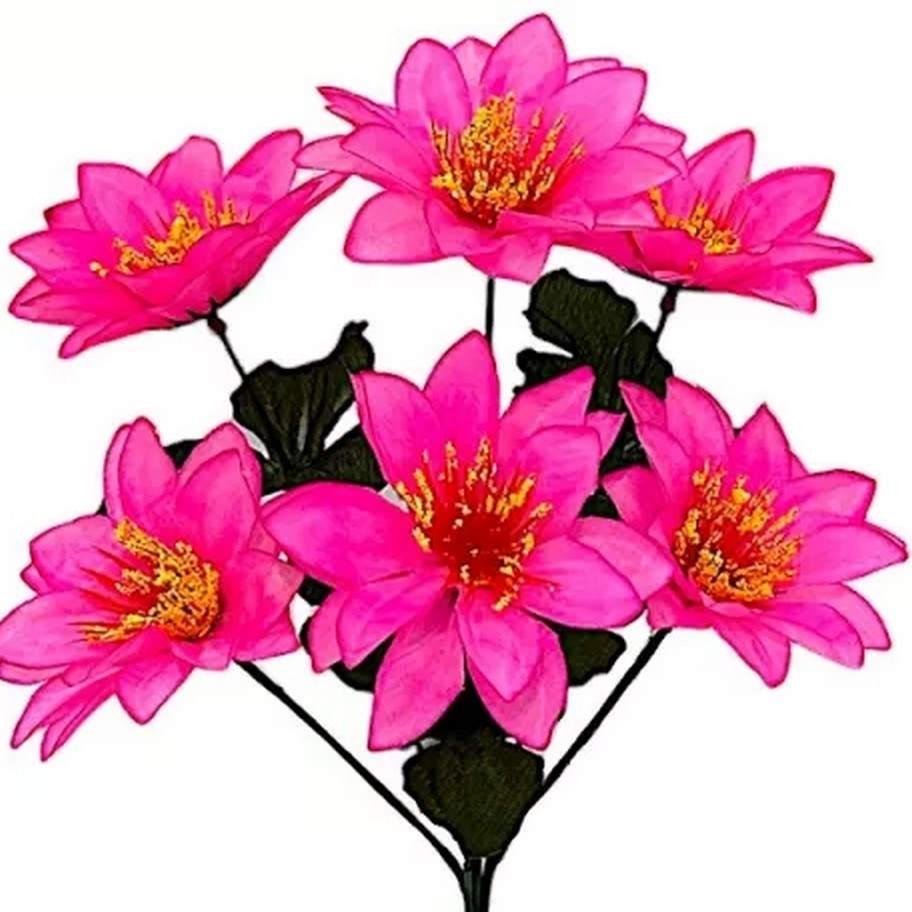 Штучні квіти букет крокуси з присипкою, 36 см (20 шт. в уп), фото 1