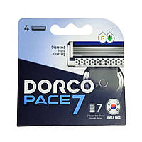 Картрідж для гоління Dorco 4шт Pace7 з 7 лезами