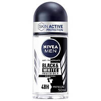 Чоловічий дезодорант кульковий Nivea 50мл Невидимий захист Павер