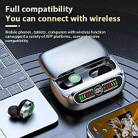 BQ50 TWS Беспроводная Bluetooth-гарнитура с зарядным устройством Шумоподавление Светодиодные наушники с микроф