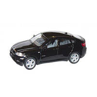 Машинка KINSMART "BMW X6" (черная) Toys Shop