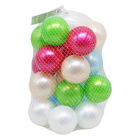 Набір кульок для сухого басейну, перламутрові, 7 см, 20 штук Toys Shop