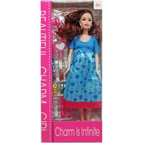 Лялька вагітна з аксесуарами (у блакитному) Toys Shop