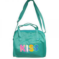 Сумка дитяча "Kiss", 23х26 см (бірюзова) Toys Shop