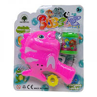 Пистолет с мыльными пузырями "Рыбка" (розовый) Toys Shop