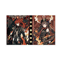 Альбом для хранения коллекционних карточек Геншин Импакт Genshin Impact 4
