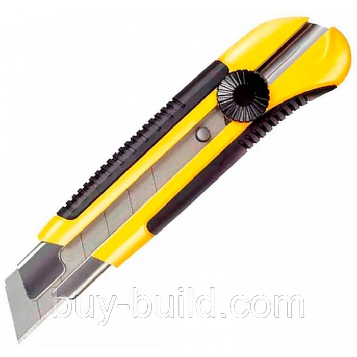 Ніж STANLEY DynaGrip висув.сегмент. лезо 25 мм 180 мм (1-10-425), фото 1