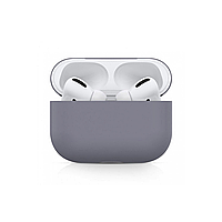 Силиконовый чехол (бампер) для наушников Apple Airpods PRO | Темно-сиреневый