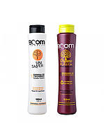 Набор кератина BOOM Cosmetics Organoplastia Premium для выпрямления волос 30+50 г (разлив)