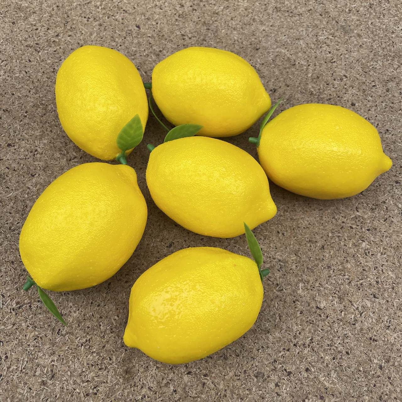 Штучний лимон муляж 7 см