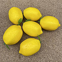 Искусственный лимон муляж 7 см