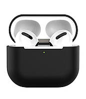 Силіконовий чохол (бампер) для навушників Apple Airpods 3 | Чорний